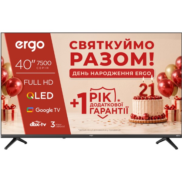 Фото - Телевизор Ergo 40JFQ7500 Фото - Телевизор Ergo 40JFQ7500